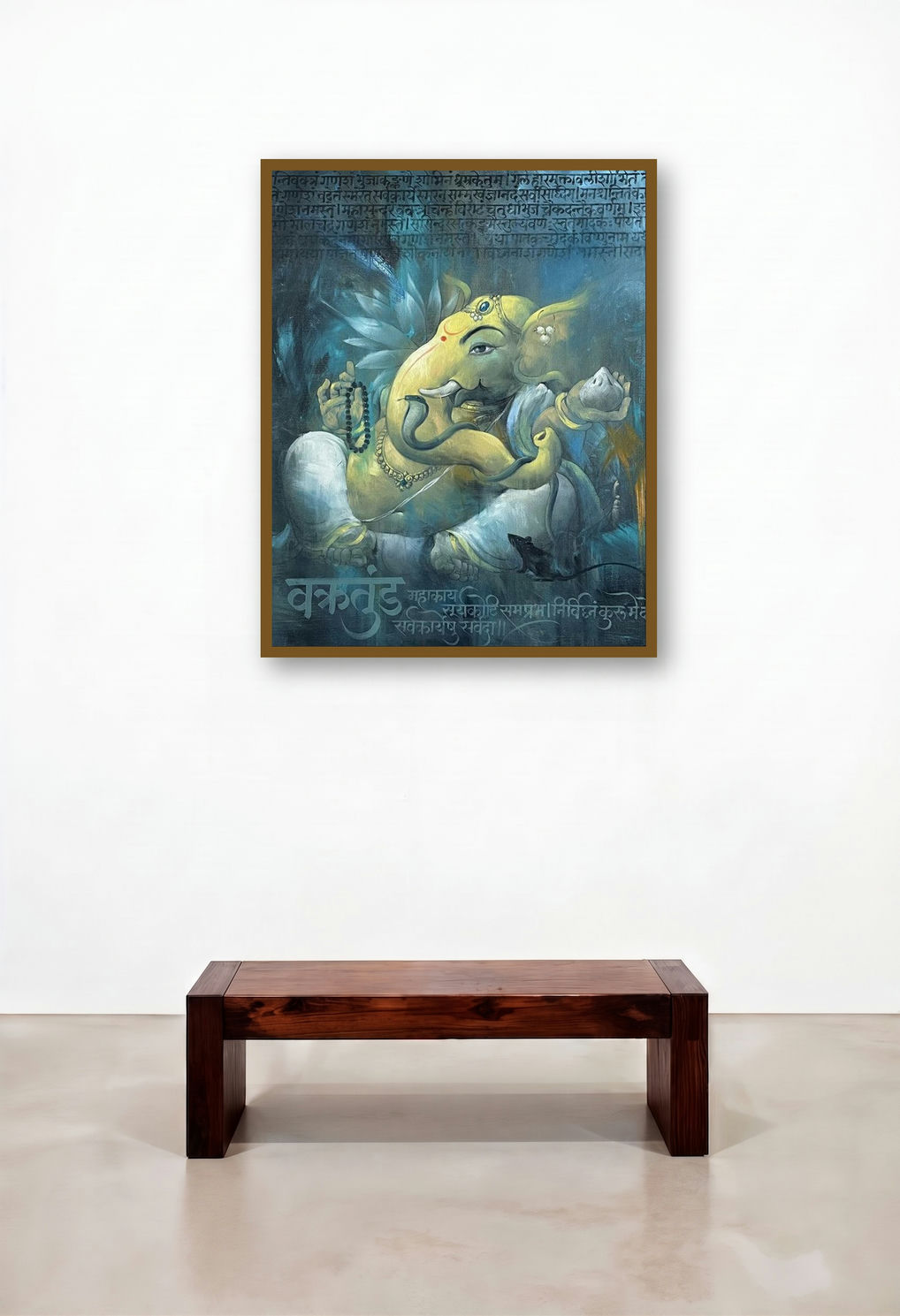 Sumukh (Ganesha displayed in a Transitional Executive Office