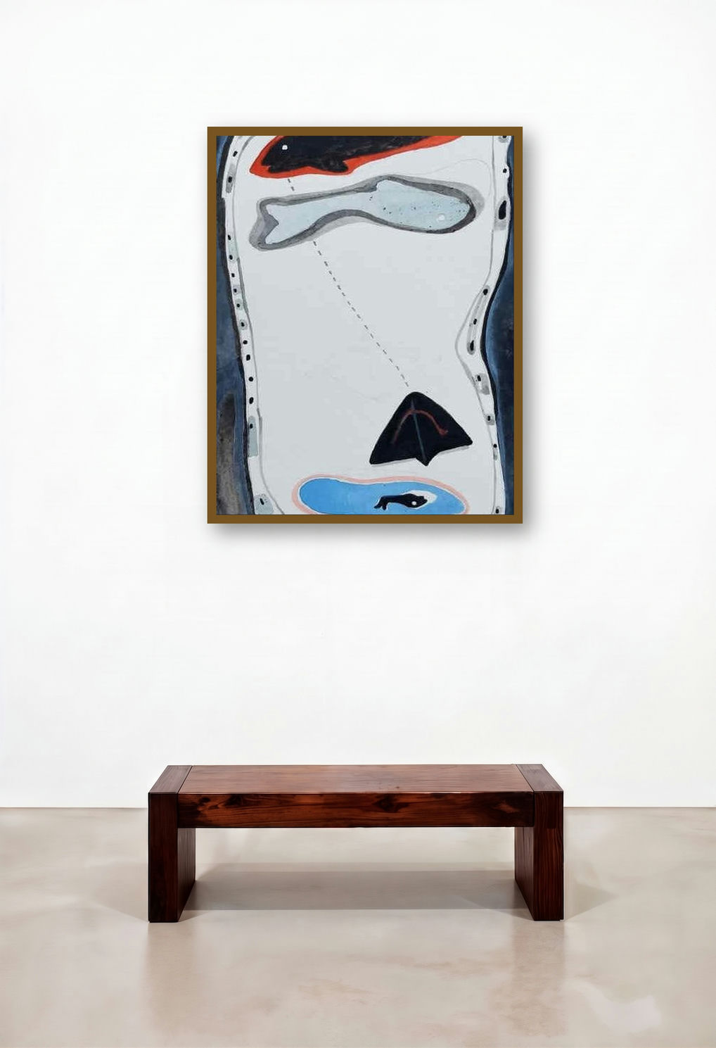 Target (Celestial Journey) by artist Rohit Joshi displayed in a Contemporary Luxury Home Office