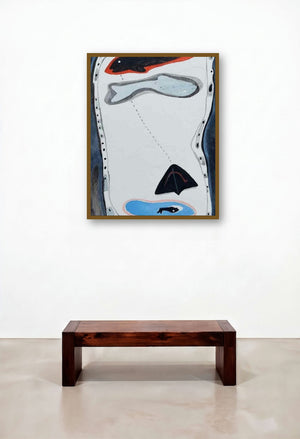 Target (Celestial Journey) by artist Rohit Joshi displayed in a Contemporary Luxury Home Office
