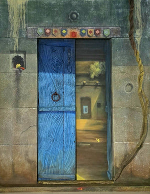 The Door (Threshold) by artist Gopal Pardeshi on Canvas