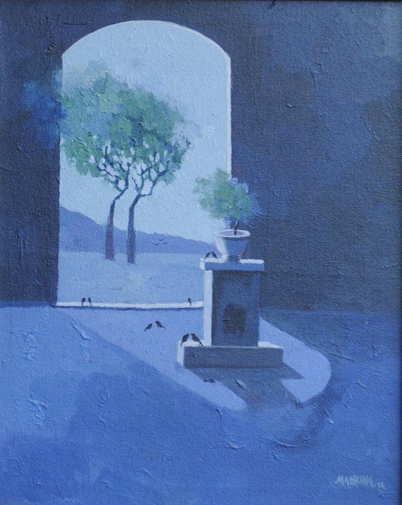 Still-life acrylic painting titled 'The Morning', 18x12 inches, by artist Mansing Jadhav on Canvas