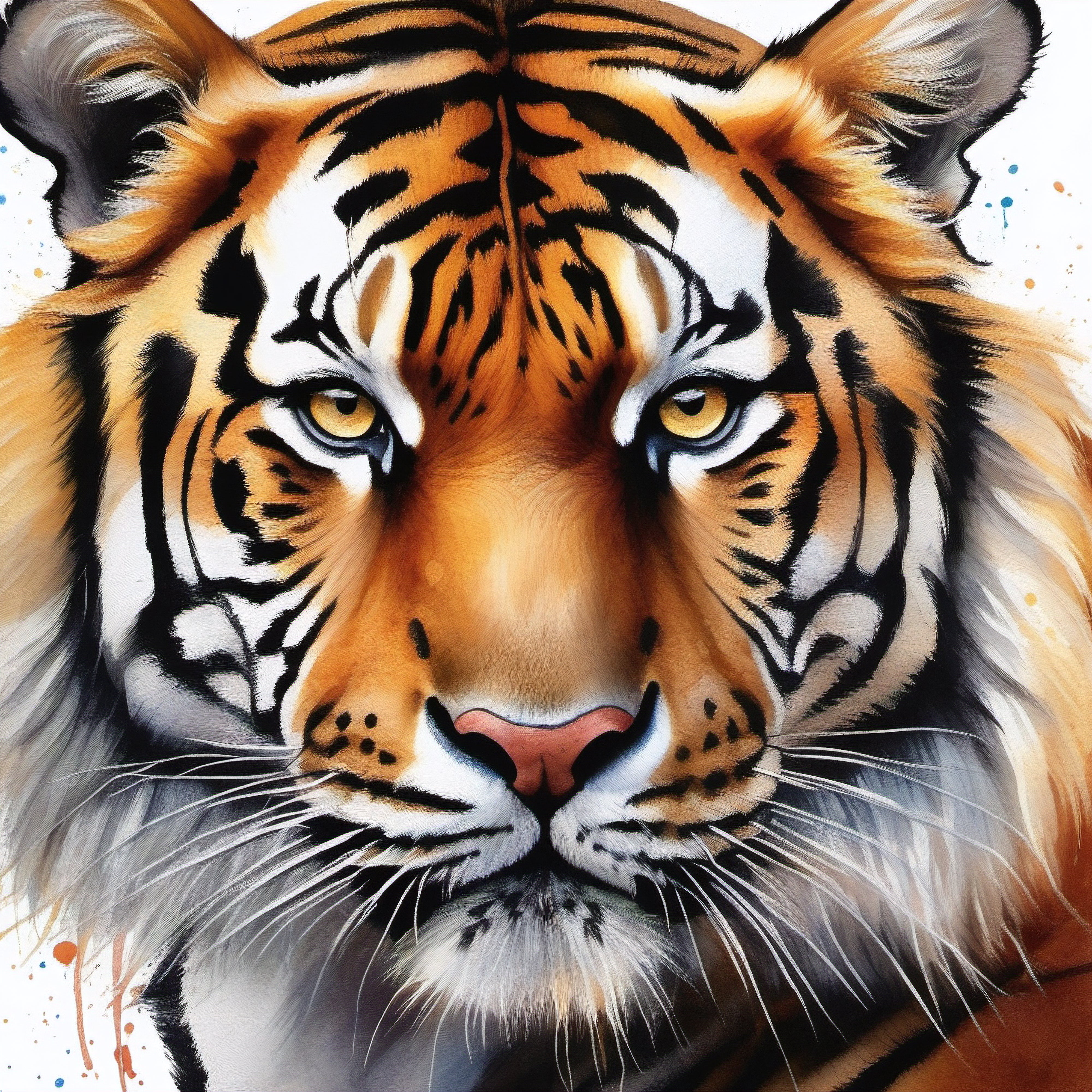 Tiger by artist Abir Dasgupta on Canvas