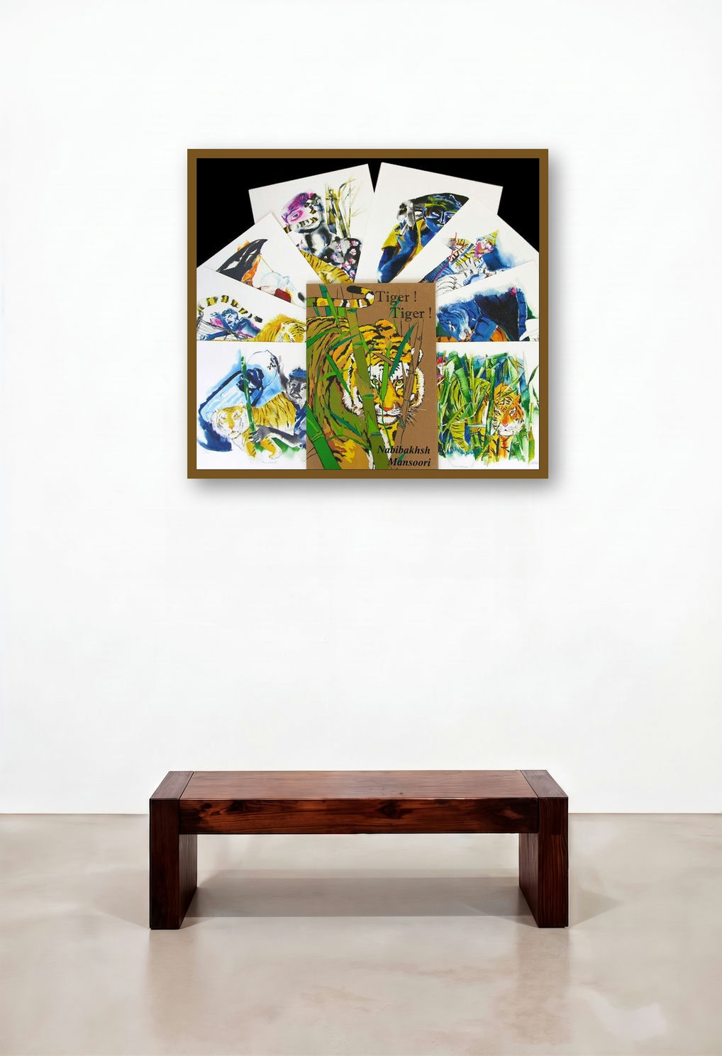 Tiger (Tiger! Tiger!) by artist Nabibakhsh Mansoori displayed in a Urban Loft Hotel Suite