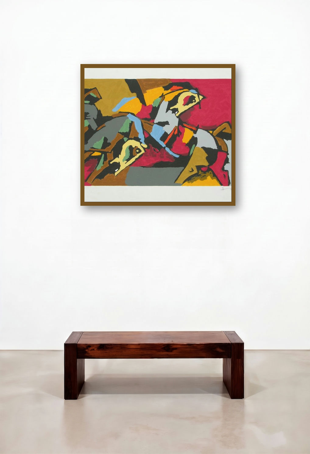 Two Horses (Abstract Horses)