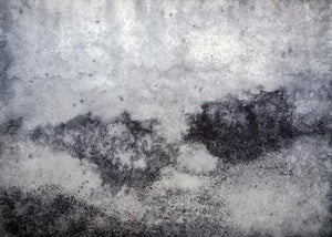 Abstract ink watercolor painting titled 'Untitled 06', 11x15 inches, by artist Dnyaneshwar Dhavale on Ink on Paper
