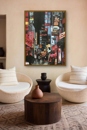 Untitled 1 (Cosmic Tapestry) by artist Priya Rajpal displayed in a Indian Art gallery