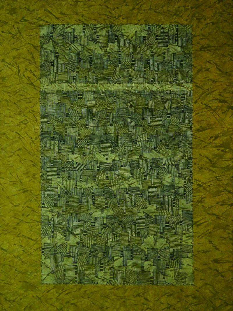 Abstract acrylic painting titled 'Untitled 1', 48x36 inches, by artist Ishwari Manolikar on Canvas