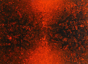 Abstract acrylic painting titled 'Untitled 1', 60x40 inches, by artist Shivaji Chavan on Canvas