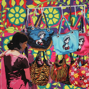 Figurative mixed media painting titled 'Untitled 1', 24x24 inches, by artist Sohan Jakhar on Canvas