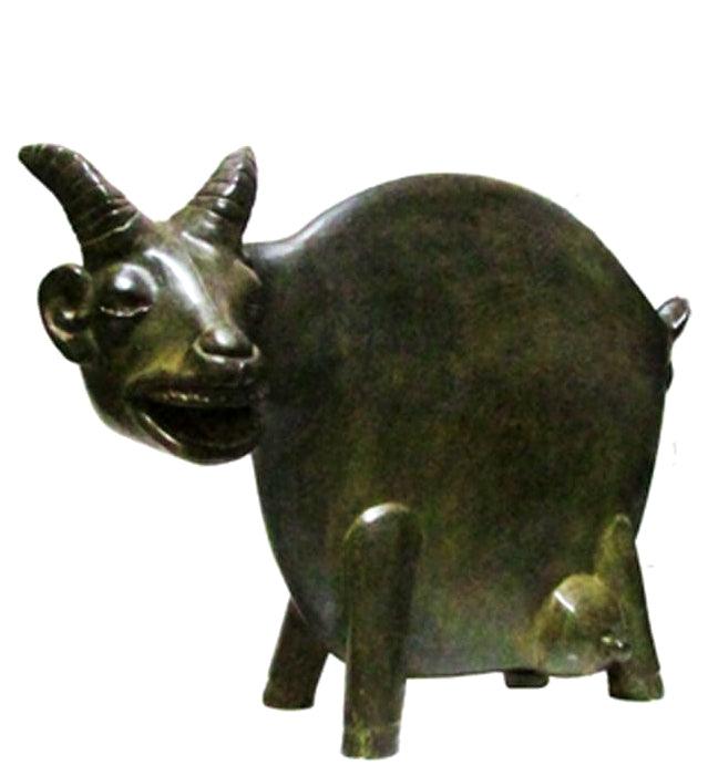 Animals sculpture titled 'Untitled 1', 20x27x7 inches, by artist Tanmay Banerjee on Bronze