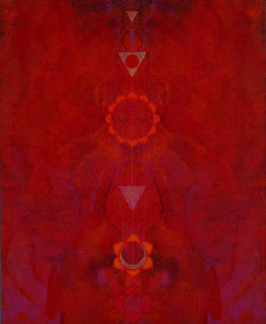 Motivational acrylic painting titled 'Untitled 1', 30x24 inches, by artist Keshav Kasar on Canvas