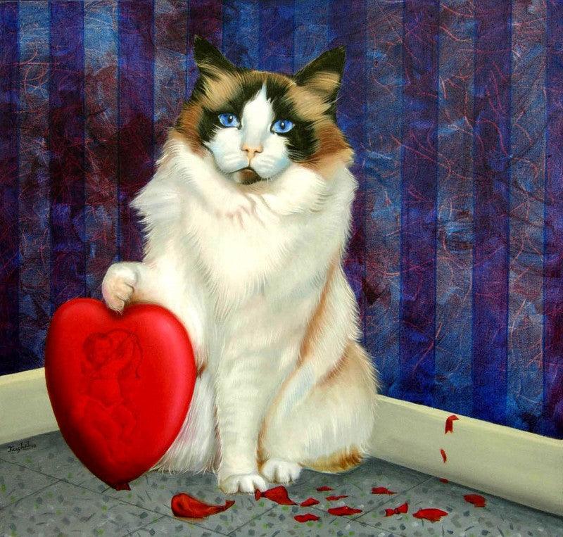 contemporary acrylic oil painting titled 'Untitled 1', 31x31 inches, by artist Kushal Kumar on Canvas