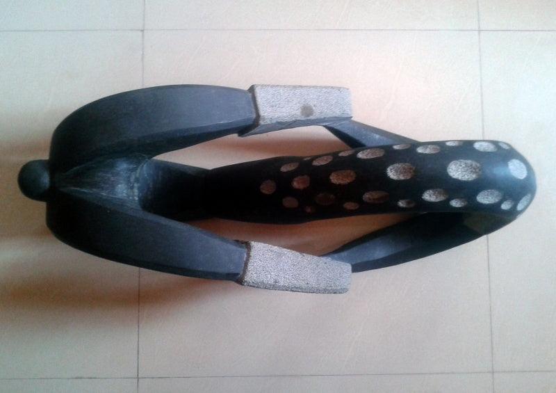 Figurative sculpture titled 'Untitled 1', 12x24x12 inches, by artist Hariram Phad on Black Basalt Stone