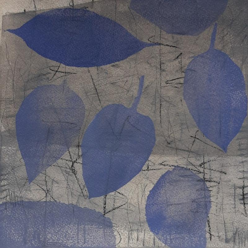 Nature acrylic painting titled 'Untitled 1', 12x12 inches, by artist Rahim Mirza on Paper