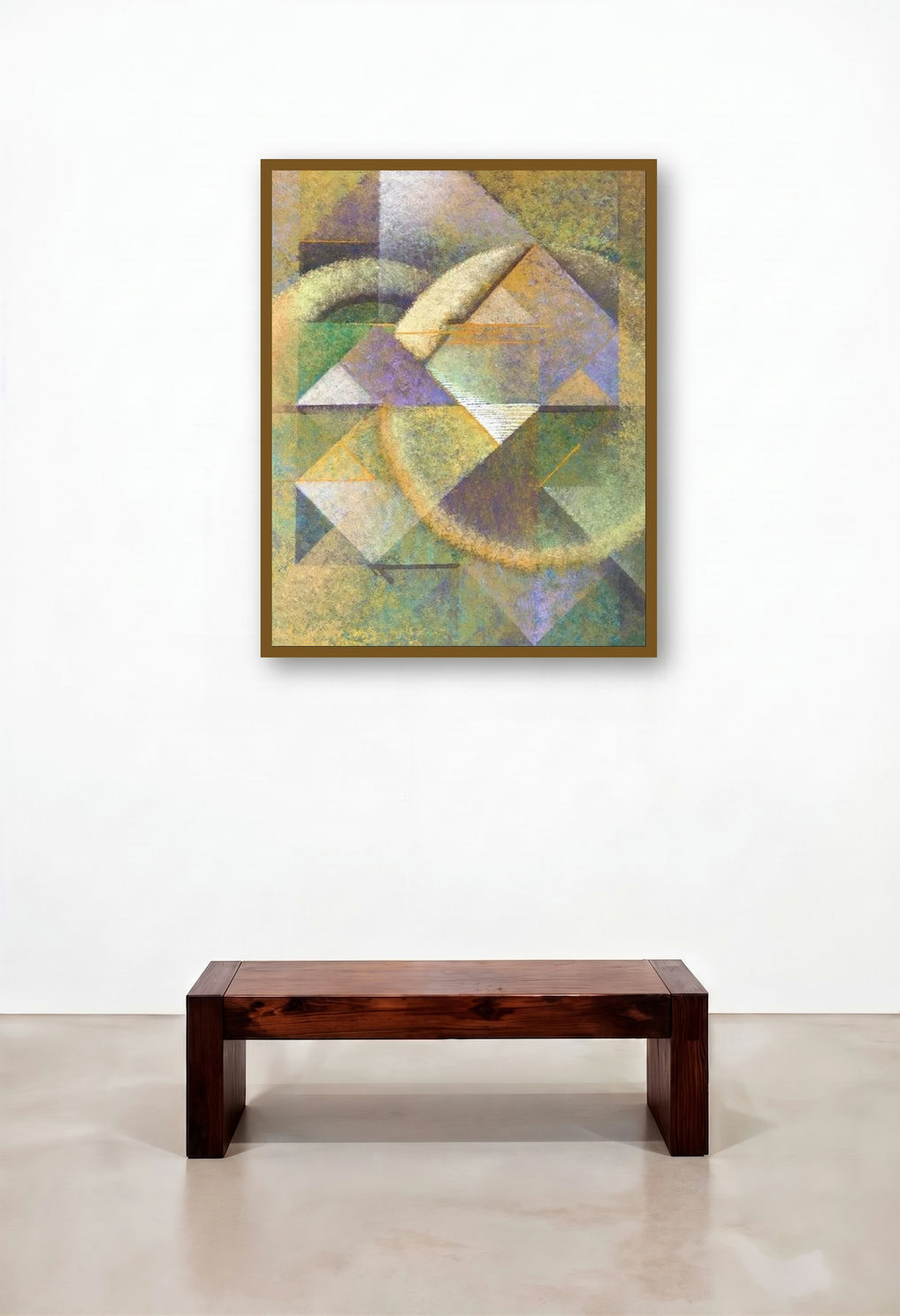 Untitled 10 (Cosmic Dance) by artist Mansi Palshikar displayed in a Designer Hallway