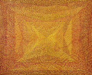 Abstract oil painting titled 'Untitled 10', 60x72 inches, by artist Amit Kshirsagar on Canvas