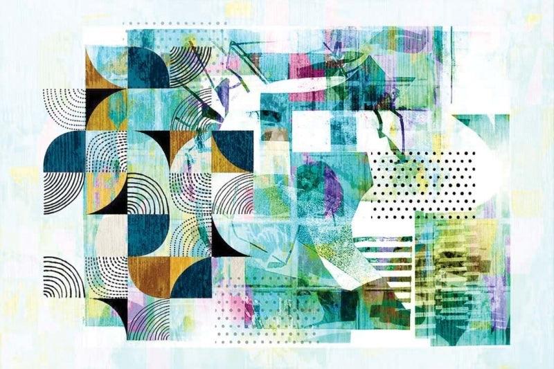 Abstract mixed media painting titled 'Untitled 10', 48x72 inches, by artist Sunil Balkawade on Canvas