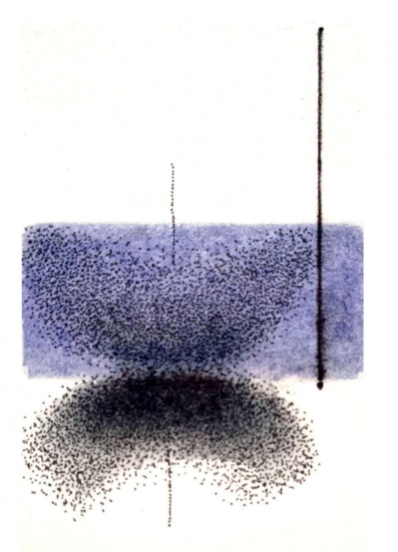 Abstract soft pastel drawing titled 'Untitled 11', 8x6 inches, by artist Trapti Porwal on Canson Sheet