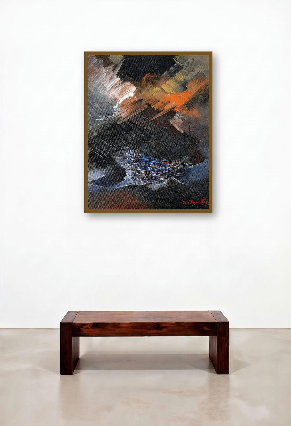 Untitled 11 (Mountain Village Night)