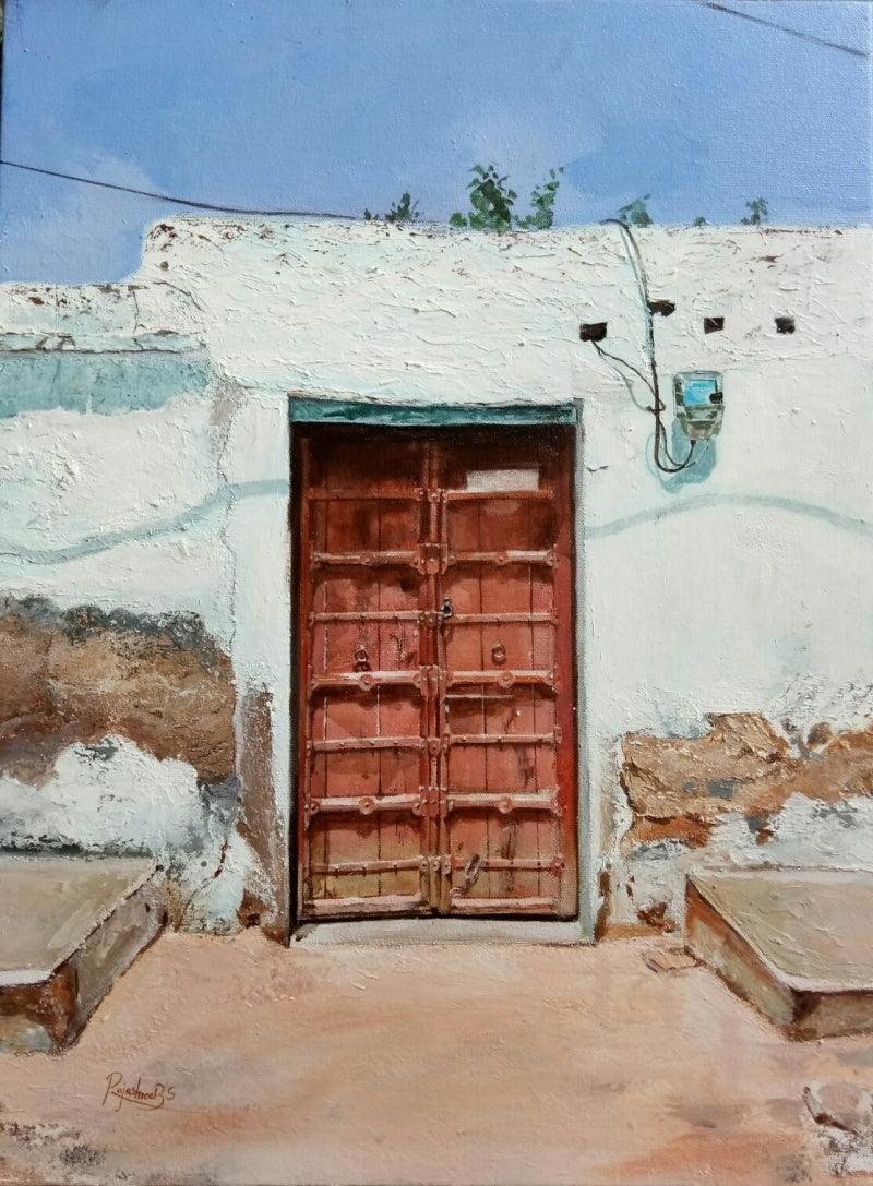 Still-life acrylic painting titled 'Untitled 12', 24x18 inches, by artist Rajashree Sutar on Canvas