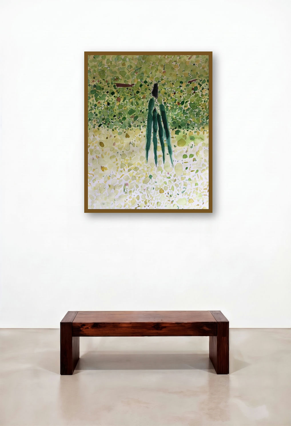 Untitled 12 (Hidden Path) by artist Bhanu Prakash displayed in a Transitional Home Office