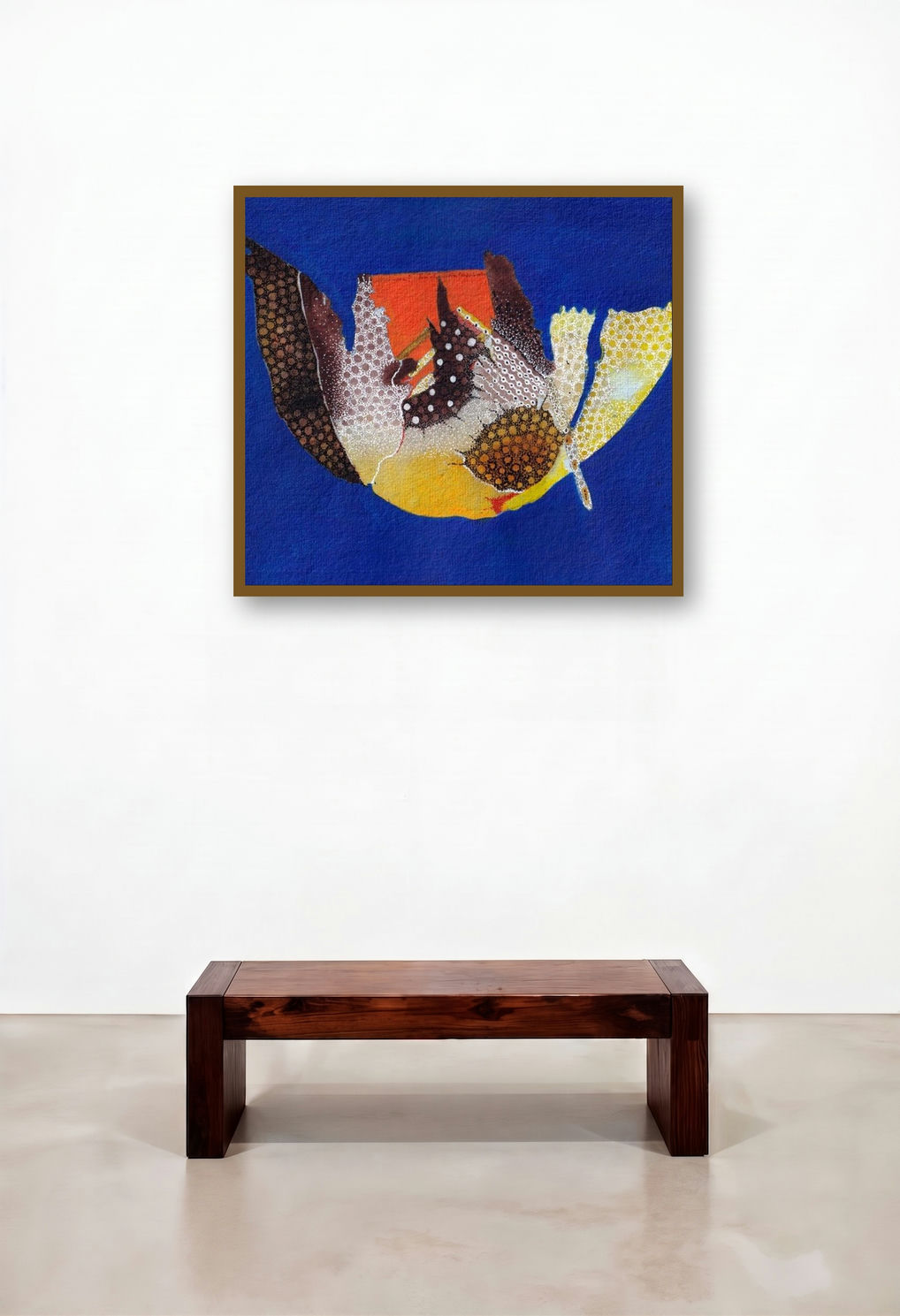 Untitled 12 (Emergence) by artist Huma Khan displayed in a Coastal Study