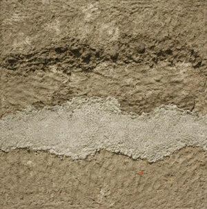 Abstract mixed media painting titled 'Untitled 12', 24x24 inches, by artist Hansodnya Thambe on Marine Plywood