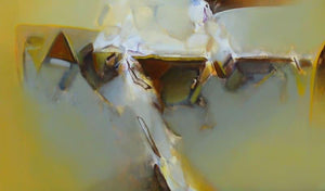 Abstract acrylic painting titled 'Untitled 122', 36x60 inches, by artist Shrikant Kadam on Canvas