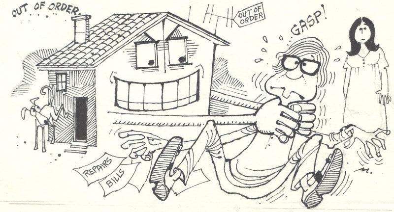 Figurative pen ink drawing titled 'Untitled 129', 4x6 inches, by artist Mario Miranda on Paper