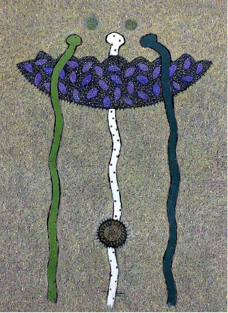 Erotic mixed media titled 'Untitled 13', 40x30 inches, by artist Sandeep Ghule on Paper