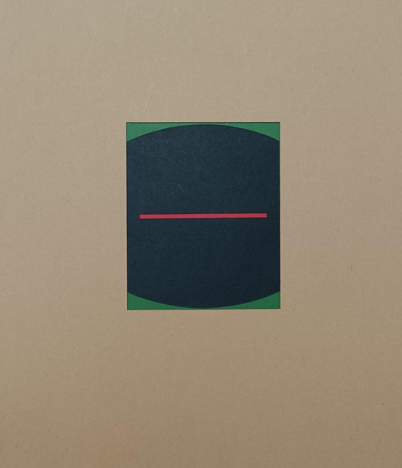 Abstract mixed media painting titled 'Untitled 14', 14x12 inches, by artist Rohit Bhanushali on Paper