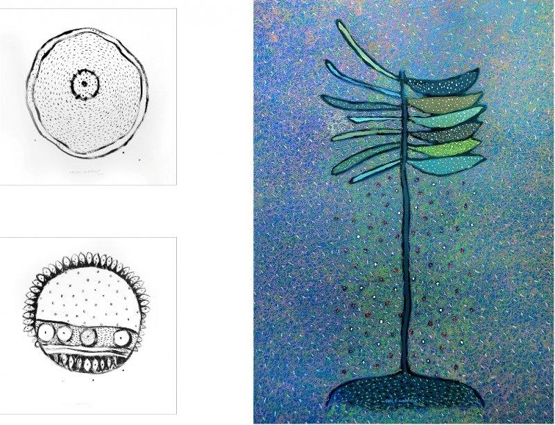 Erotic mixed media titled 'Untitled 14', 30x35 inches, by artist Sandeep Ghule on Paper