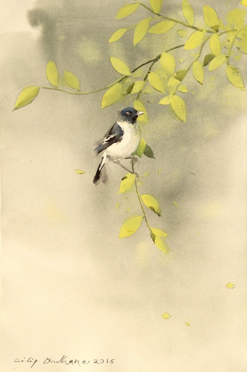 Animals watercolor painting titled 'Untitled 15', 21x14 inches, by artist Dilip Dudhane on Paper
