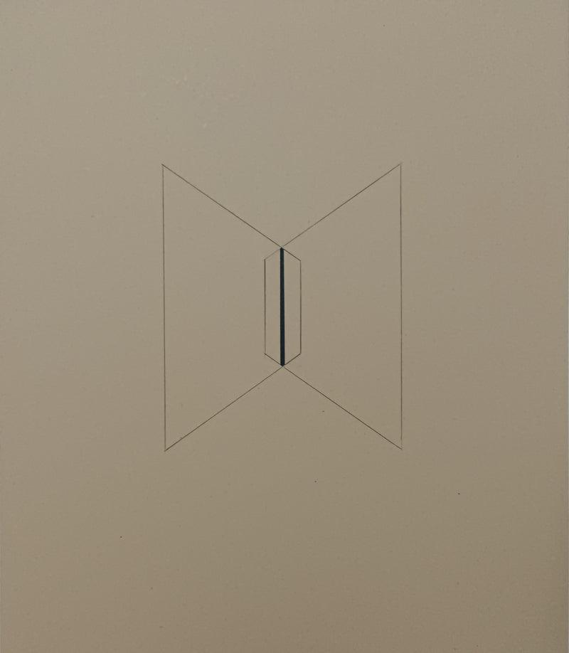 Abstract mixed media painting titled 'Untitled 16', 14x12 inches, by artist Rohit Bhanushali on Paper