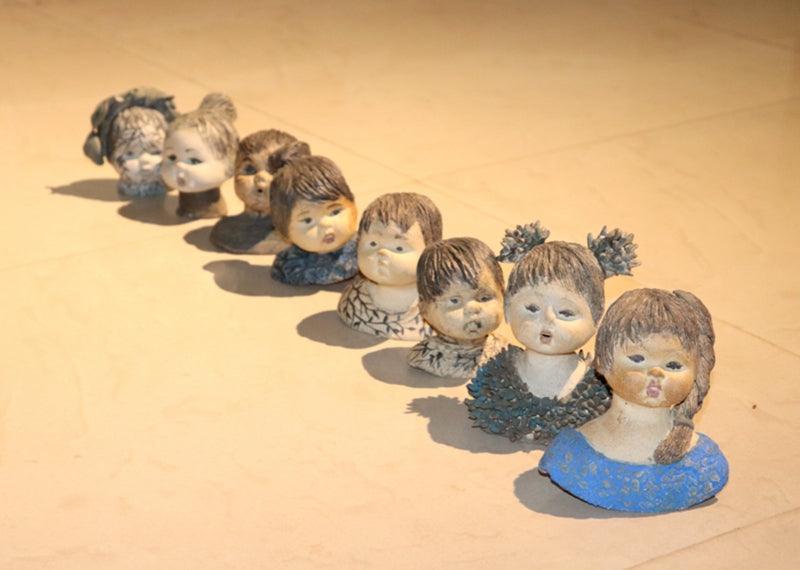 Figurative sculpture titled 'Untitled 2', 36x18x12 inches, by artist Biswajita Moharana on Ceramic