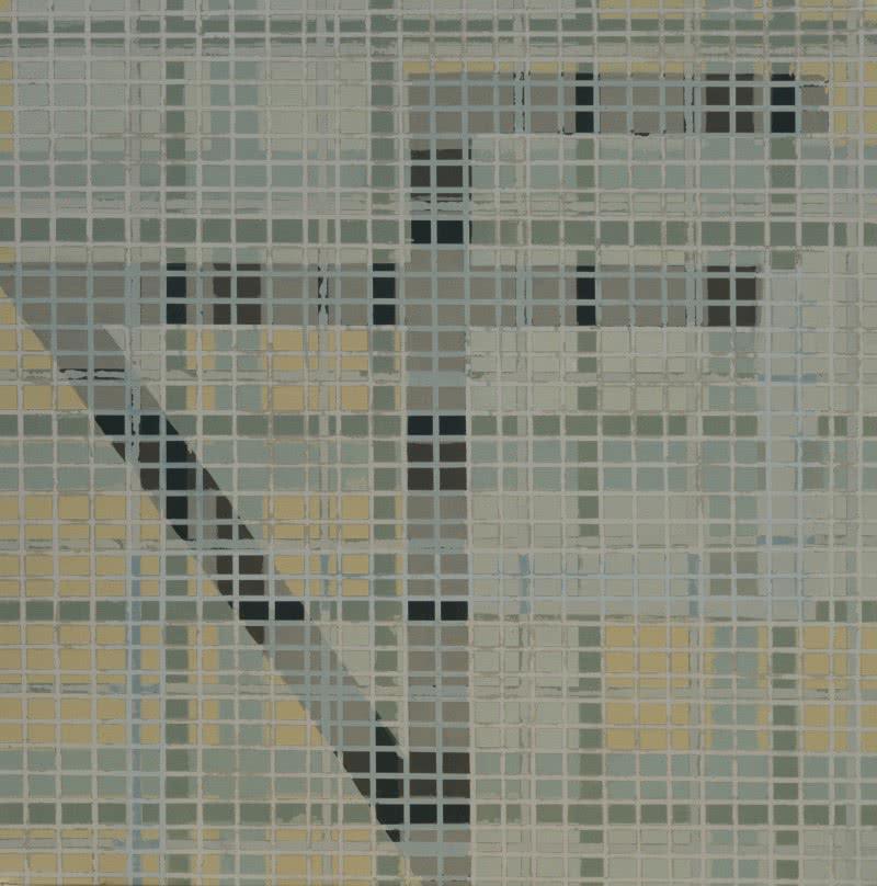 Abstract acrylic painting titled 'Untitled 2', 36x36 inches, by artist Prashant Anasane on Canvas