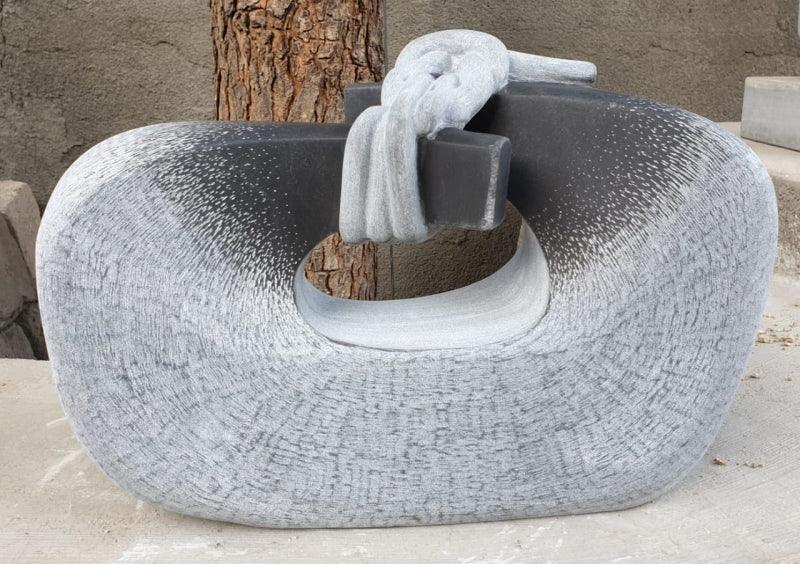 Abstract sculpture titled 'Untitled 2', 10x15x6 inches, by artist Nema Ram on Black Marble