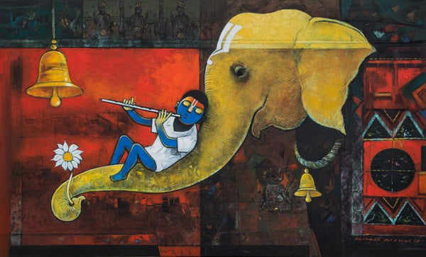 Untitled 2 Painting by Suresh Gosavi | ArtZolo.com
