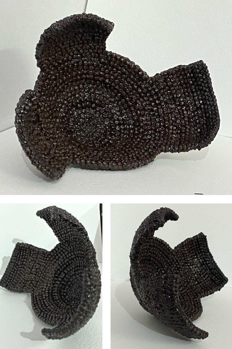 Abstract sculpture titled 'Untitled 2', 5x3x2 inches, by artist Nidhi Garg on Mehndi