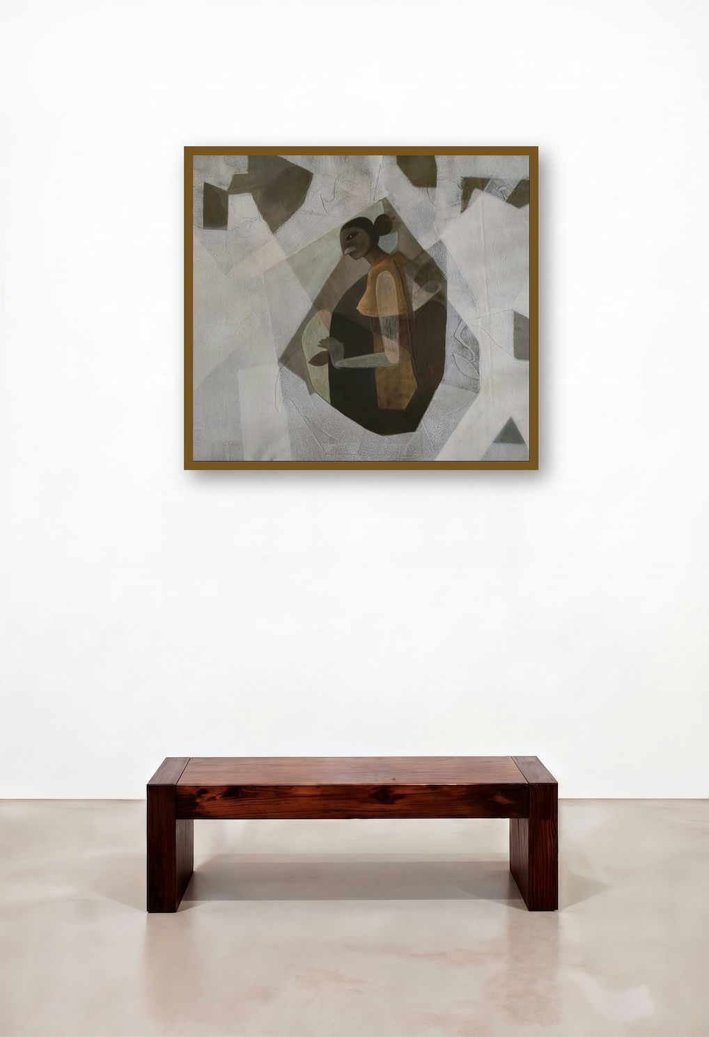 Untitled 2 (Hidden Depths**) by artist Pratik Risbud displayed in a Industrial Lounge