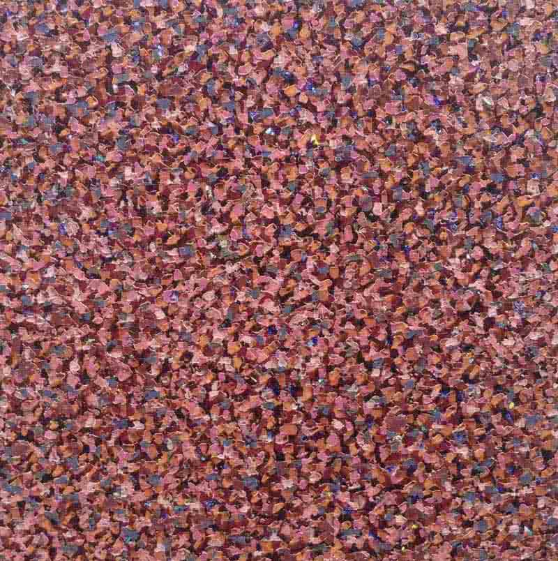 Abstract oil painting titled 'Untitled 2', 18x18 inches, by artist Vinit Kumar on Canvas