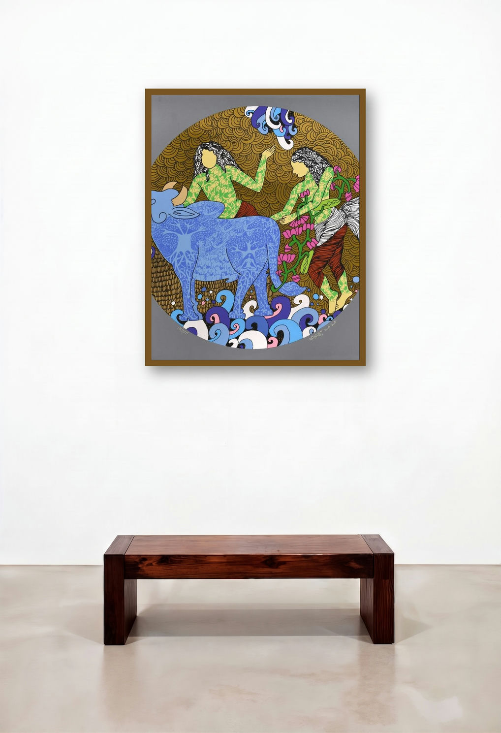 Untitled 2 (Celestial Bovine Dance)