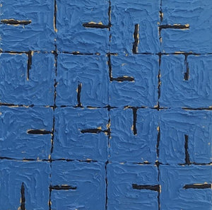 Abstract acrylic painting titled 'Untitled 2', 12x12 inches, by artist Sunny Malwatkar on Canvas