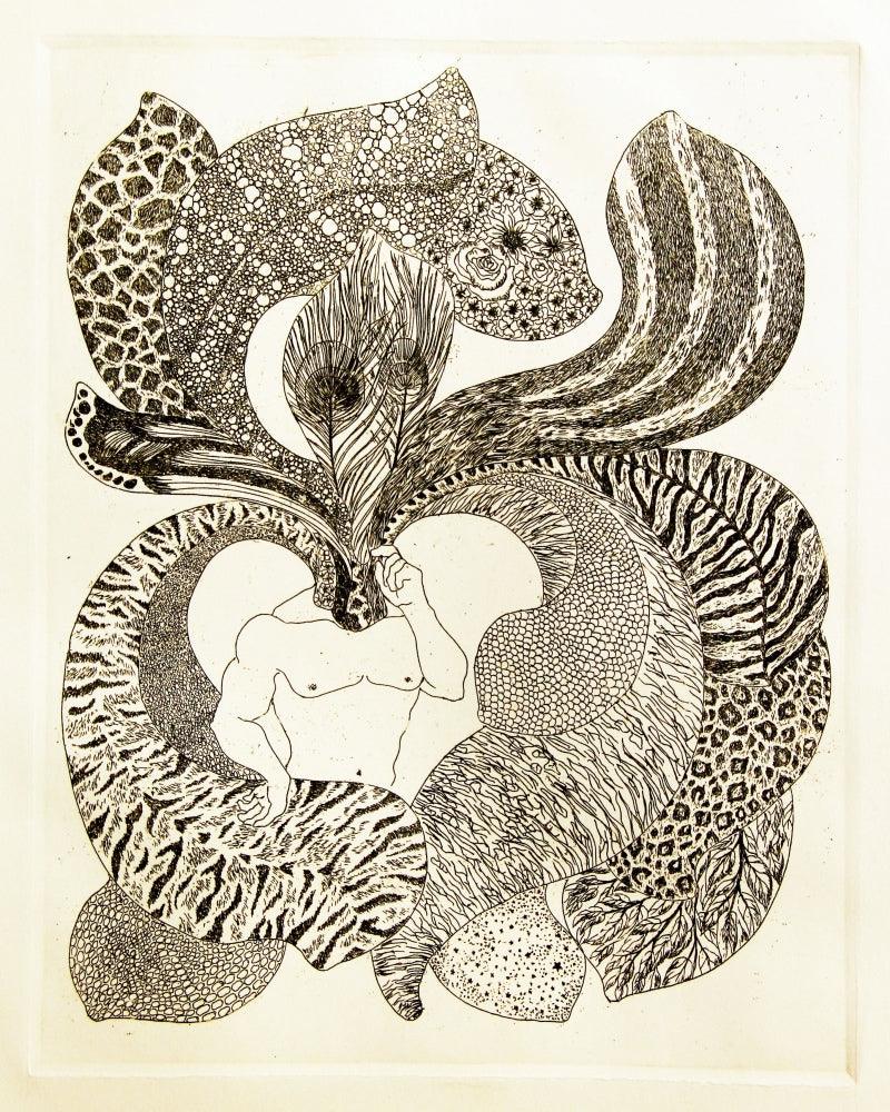 contemporary printmaking titled 'Untitled 2', 10x8 inches, by artist Sagar Suresh Naik Mule on Paper