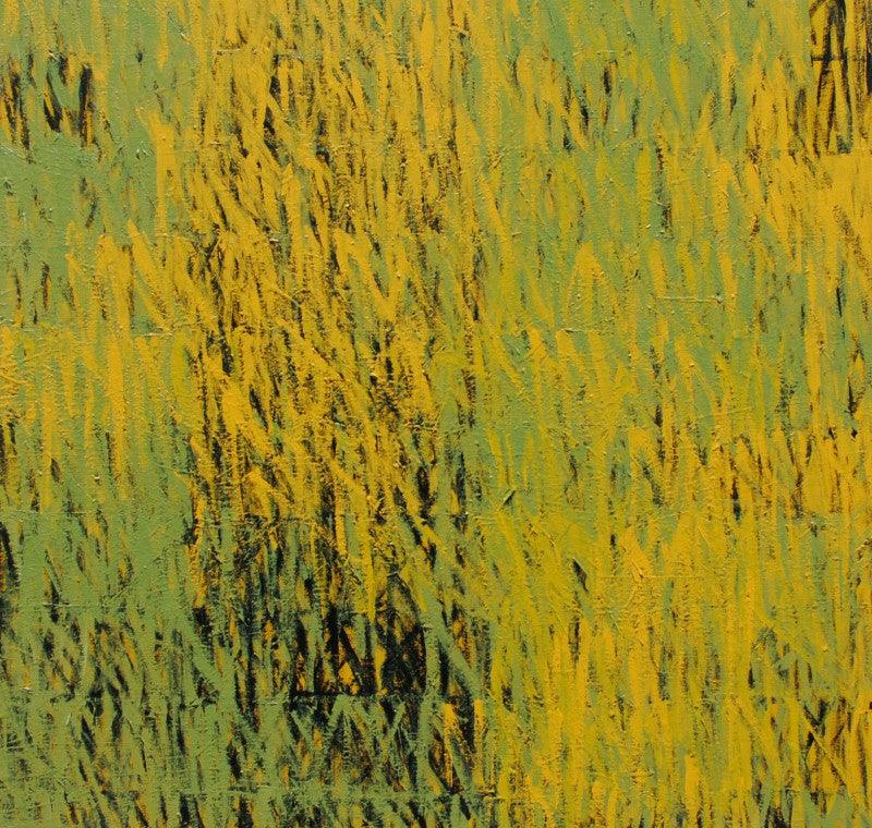 Abstract acrylic painting titled 'Untitled 2', 36x36 inches, by artist Girish Udkude on Canvas