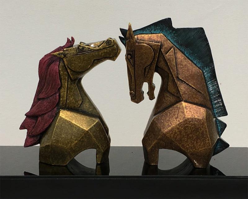 Animals sculpture titled 'Untitled 2', 13x24x9 inches, by artist Dinkar Jadhav on Fiberglass