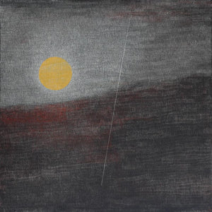 Abstract acrylic painting titled 'Untitled 20', 48x48 inches, by artist Hanumanth Devulapalli on Canvas