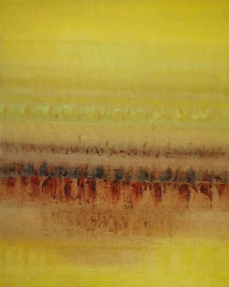 Abstract oil painting titled 'Untitled 20', 60x48 inches, by artist Vipta Kapadia on Canvas