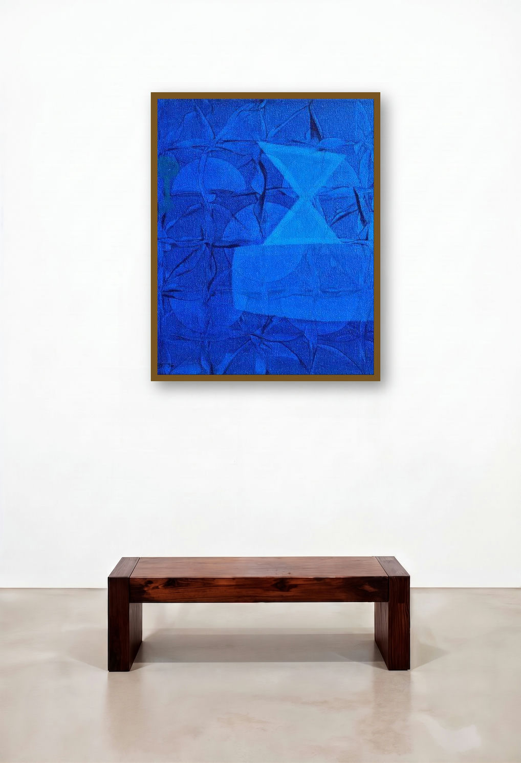 Untitled 21 (Indigo Dream: An Abstract Composition)