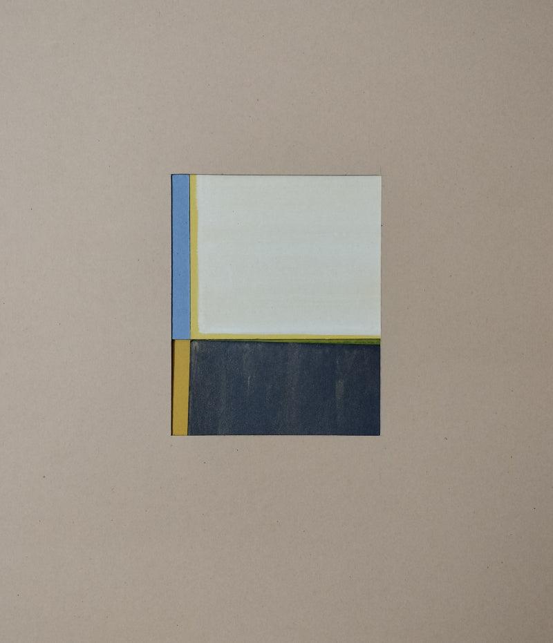 Abstract mixed media painting titled 'Untitled 22', 14x12 inches, by artist Rohit Bhanushali on Paper